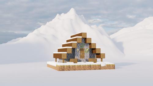 Minecraft Snow house 2022 preview image
